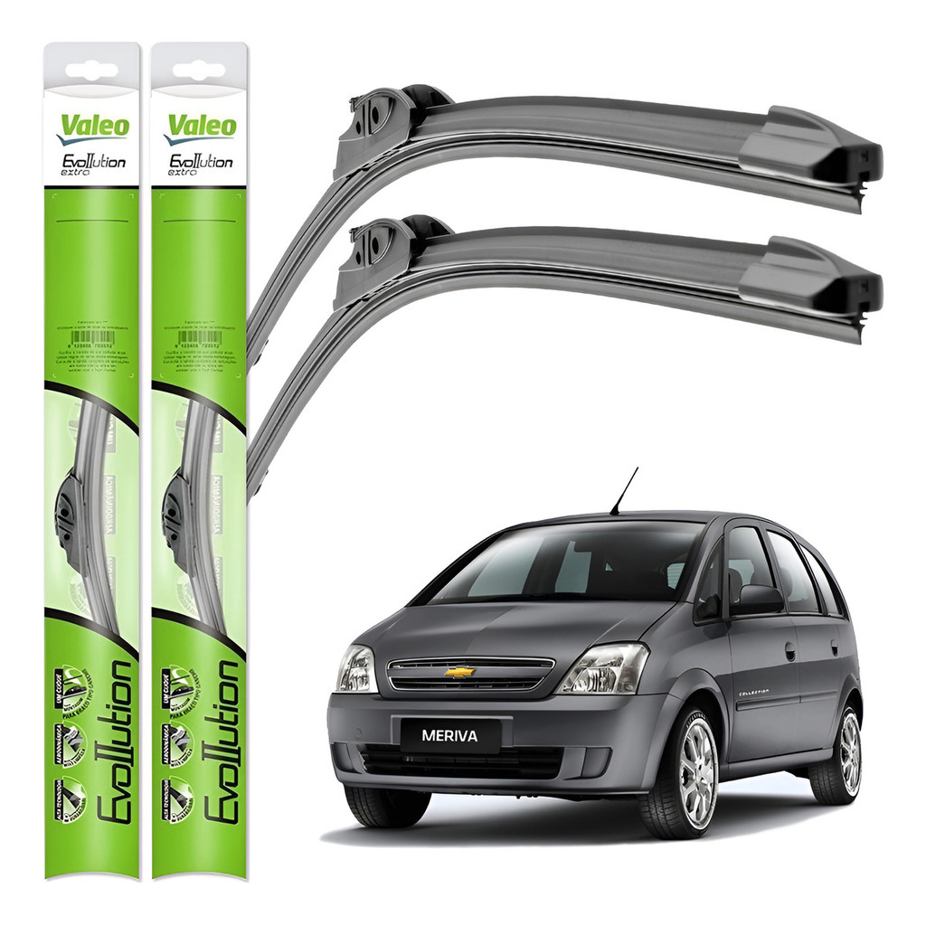 Par Palheta Original Valeo Limpador Parabrisa Encaixe Gancho