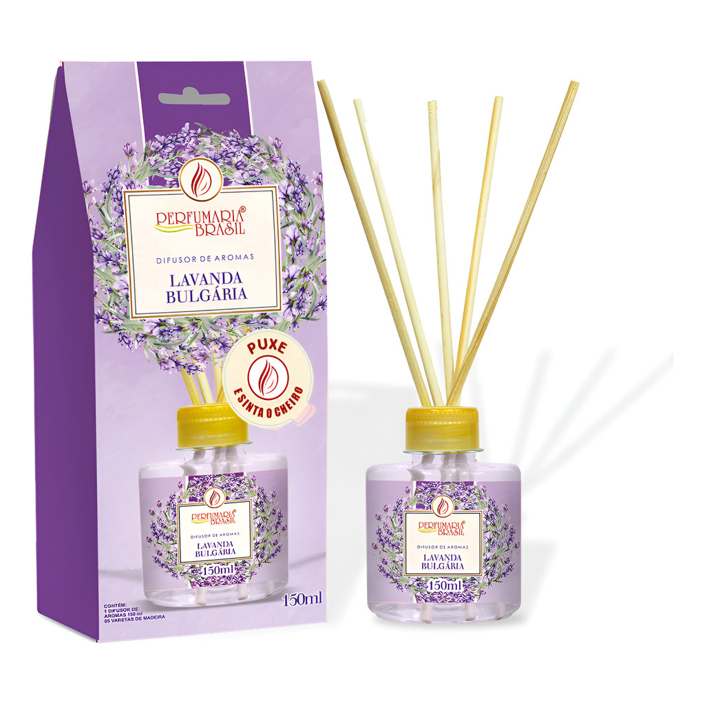 Difusor de Aromas com Varetas 150ml Aromatizador de Ambientes Cheirinho Perfume para Casa em Oferta na Shopee