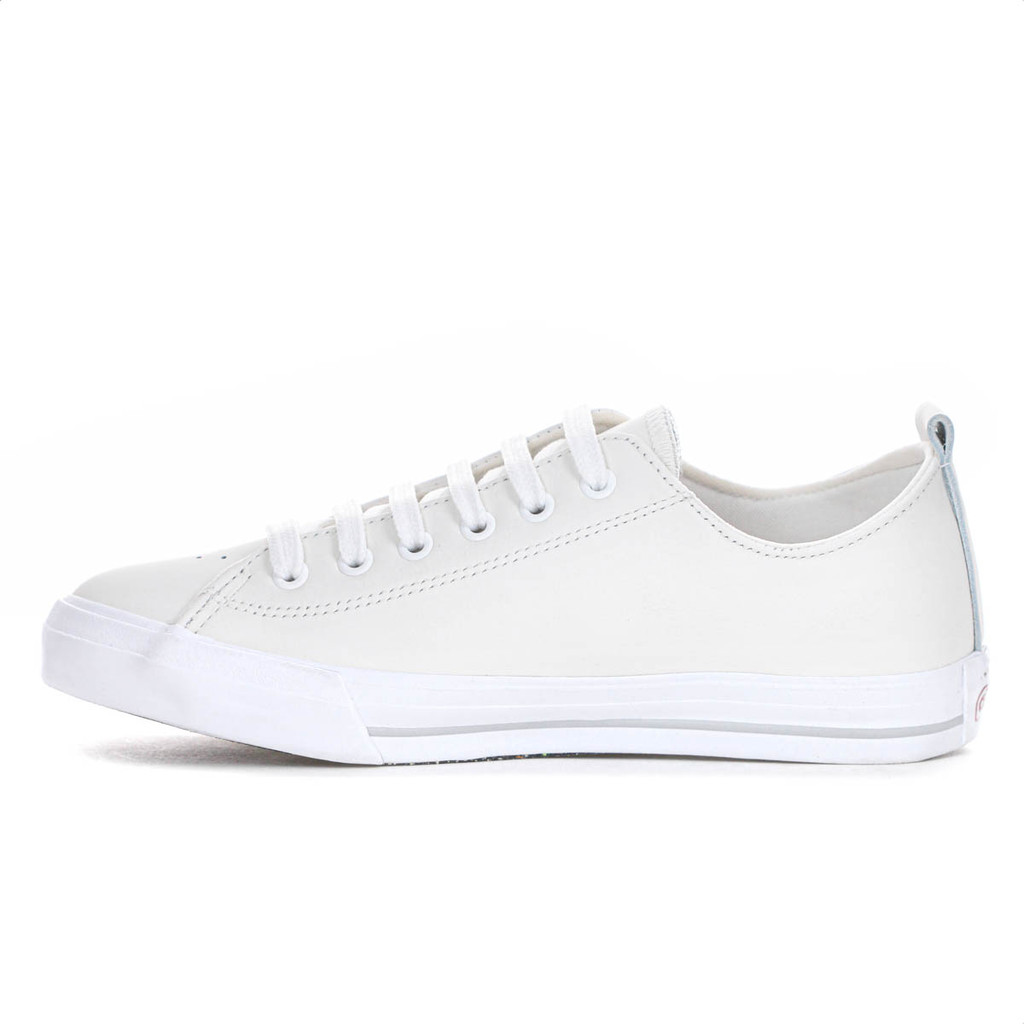 Detalhes do Tênis Coca Cola Isla Leather Branco - Feminino