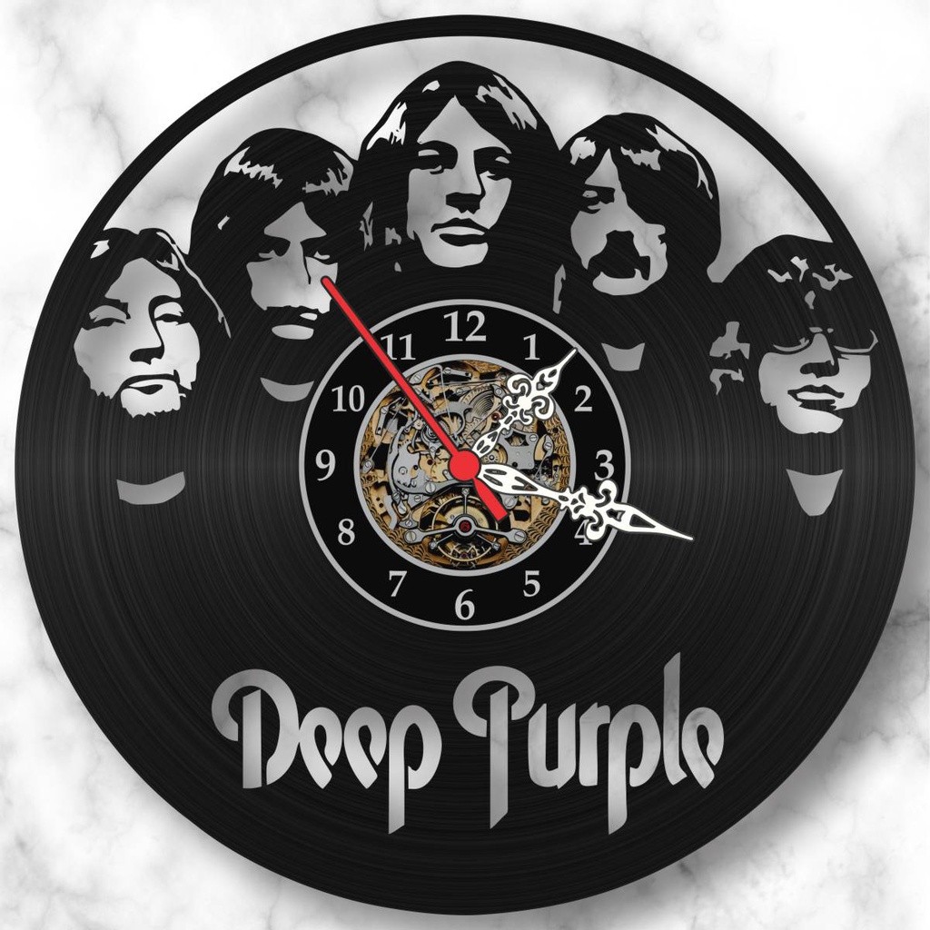 Relógio Parede Deep Purple Bandas Rock Musica Vinil Lp Decor Promoção