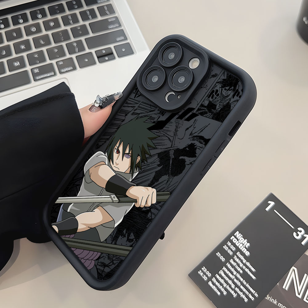 Uchiha Sasuke Naruto Capa Cômica Para Samsung Galaxy A73 A56 A55 A54 A53 A52 A36 A35 A34 A33 A32 A26 A17 A16 A15 A07 A06