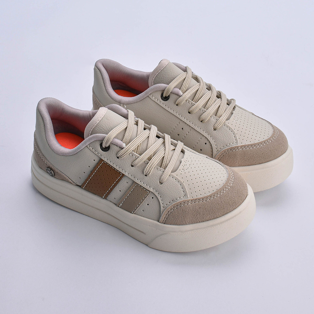 Tênis Infantil Menino Kidy K360 Ultra Natural Cadarço Ajustável Confortável Casual Anatômico Moderno