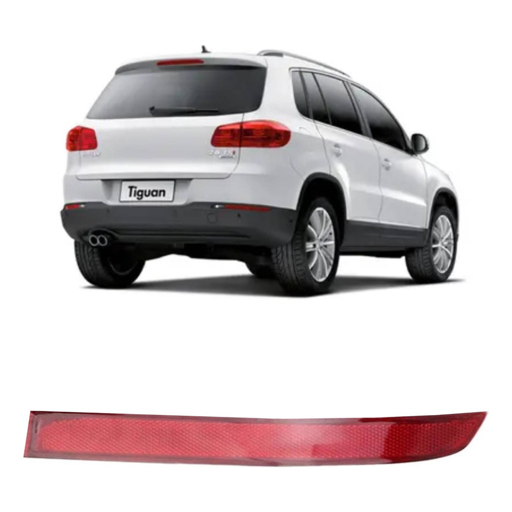 Refletor Olho Gato Parachoque Traseiro Tiguan 10 11 12 A 17