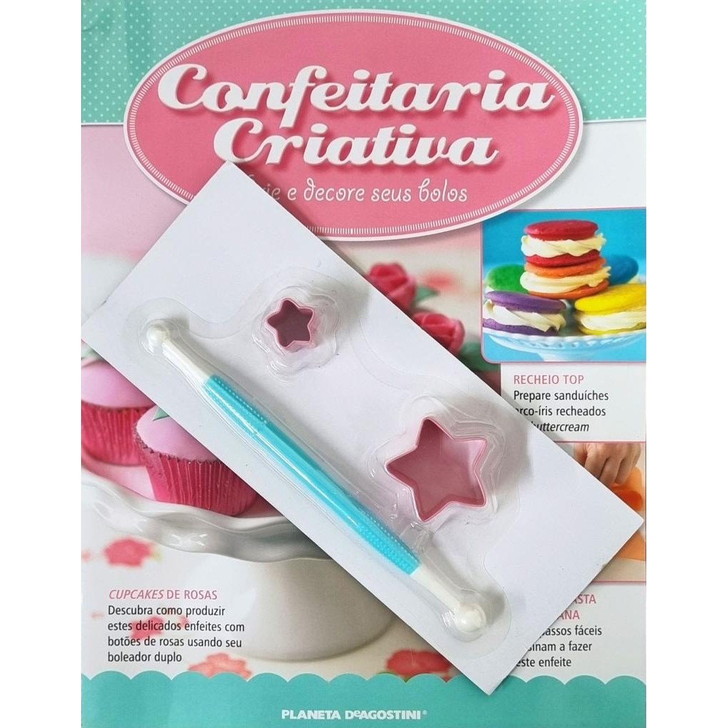 Livro: Confeitaria Criativa: Bolo de Laço + Boleador e moldes (Novo, Lacrado)