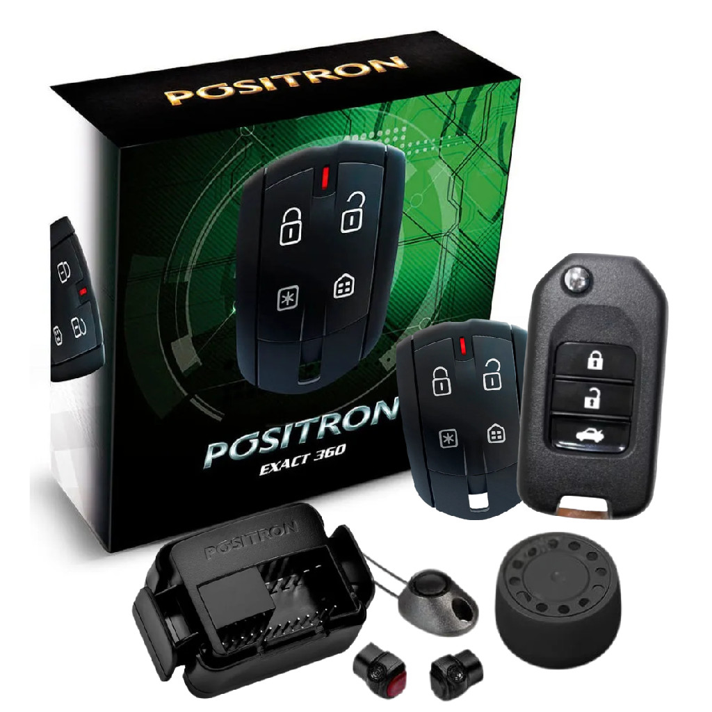 Alarme Carro Positron Cyber Exact 360 E Chave Canivete Honda