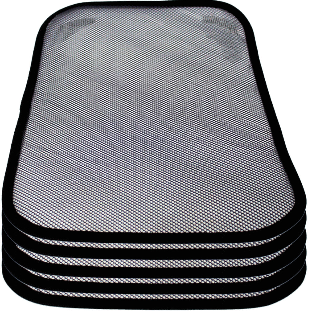 Kit 5 Tela Para Pia e Lavatório 57x35cm Pra Industria e Restaurante Evita Entupimento Protege Cuba Inox Nylon Resistente