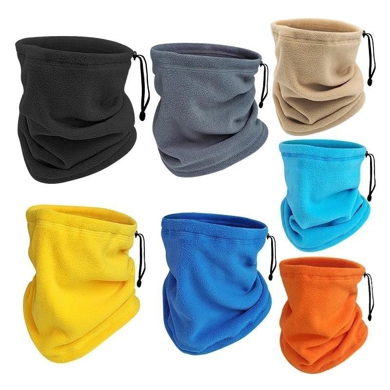 Máscara Facial de Inverno em Fleece, Aquecedor de Pescoço, Bandana, Máscara Facial, Protetor de Orelhas, Cachecol Tubula