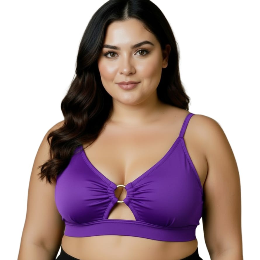 Top Biquíni Parte Cima Bojo Removível Alça Ajuste Moda Praia em Oferta na Shopee