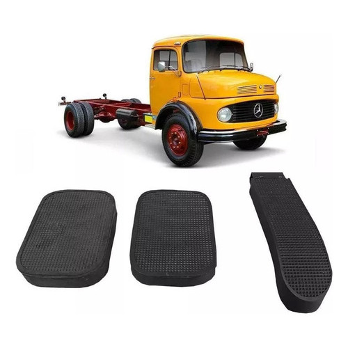 Kit Capa De Pedais Caminhões Mercedes-benz 1113 ao 2213