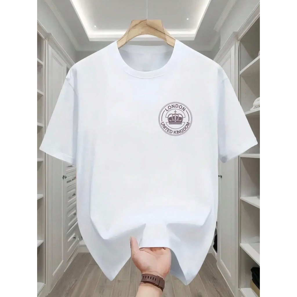 Camiseta Masculina Camiseta London United Camiseta 100% Algodão Camisa 30.1 Penteada Blusa Unissex Lançamento