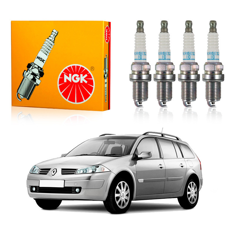 Jogo Velas Ngk Megane Grand Tour 1.6 16v 2006 A 2013 em Oferta na Shopee