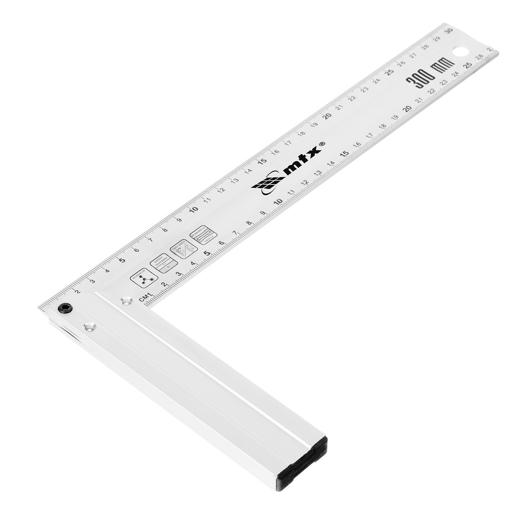 ESQUADRO, ALUMINIO FUNDIDO, 12POL., 300MM, 1PC // MTX em Oferta na Shopee