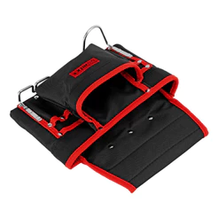 BOLSA CINTO PARA FERRAMENTAS, 8 BOLSOS, SUPORTE DE MARTELO, 1PC // MTX