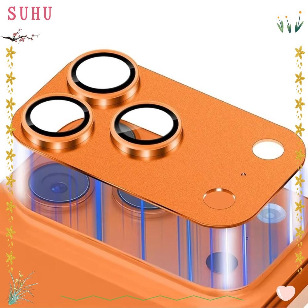 Protetor De Lente SUHU , Tampa De Câmera Anti-Arranhões De Vidro Temperado De Metal , HD Para 17Pro/17 Max