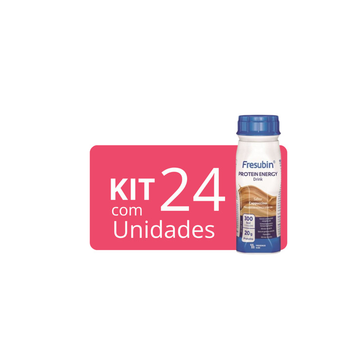 Kit Com 24 Unidades De Fresubin Protein Energy Cappuccino 200ml