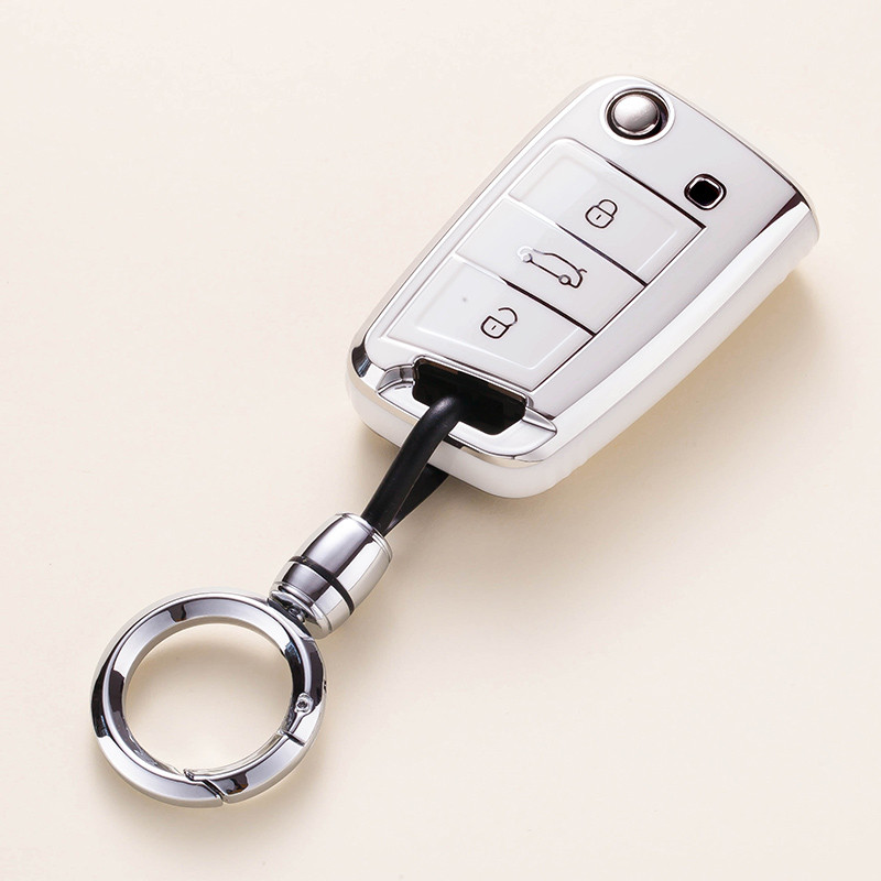 Capa para chave de carro dedicada Volkswagen Lavida Passat Sagitar cc Taiyue plus Bora Tikan l Song Discovery Fivela Hom