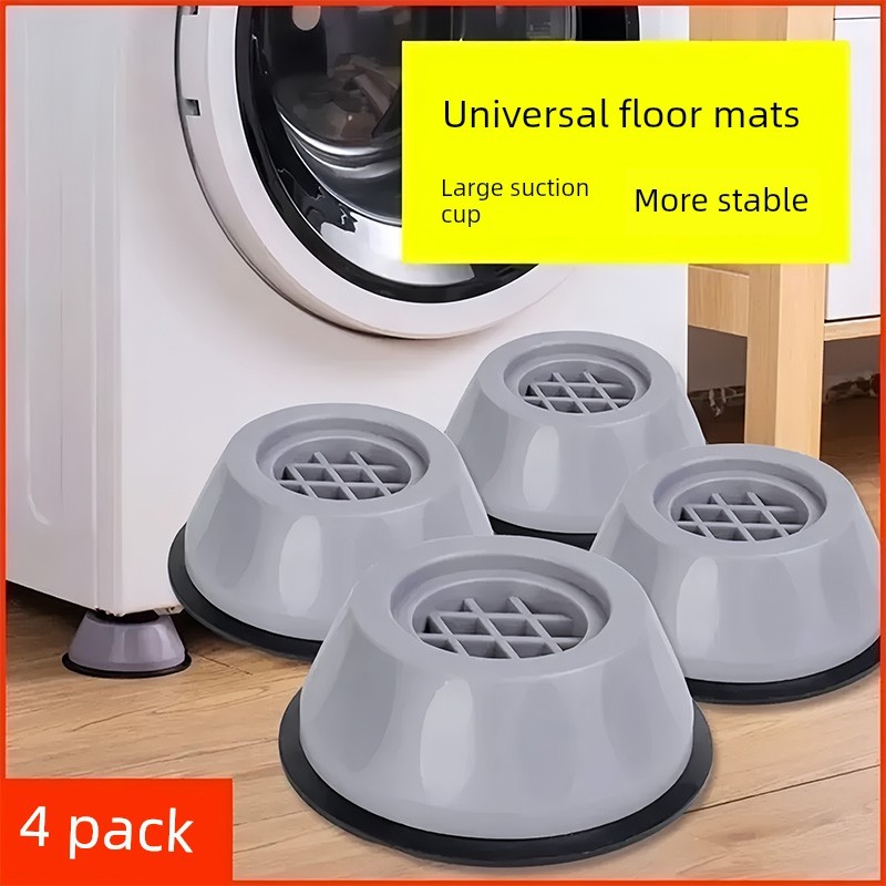 ✅ Proteção do Piso ✅ Máquina de Lavar Roupa Borracha Base Universal Para Máquina De Lavar , Suporte Fixo Pés , Tipo Tamb