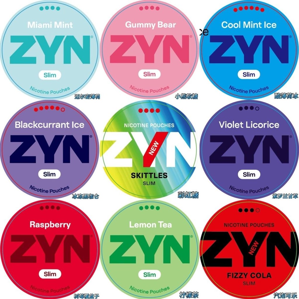 Novo estilo versão europeia ZYN lábio cigarro suécia ânus boca saco substituição produto de cigarro portátil produto gen