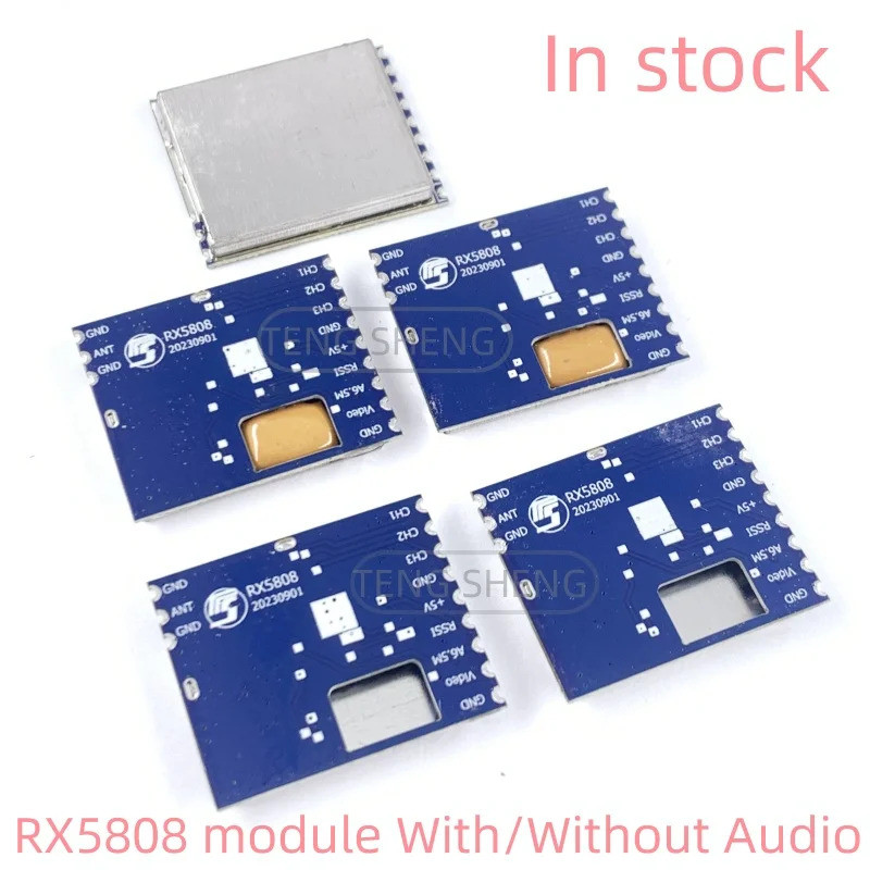 Em Estoque . Rx5808 5.8G Sem Fio FPV SPI Módulo Transceptor De Vídeo Analógico De Transmissão De Imagem , Largura De Ban