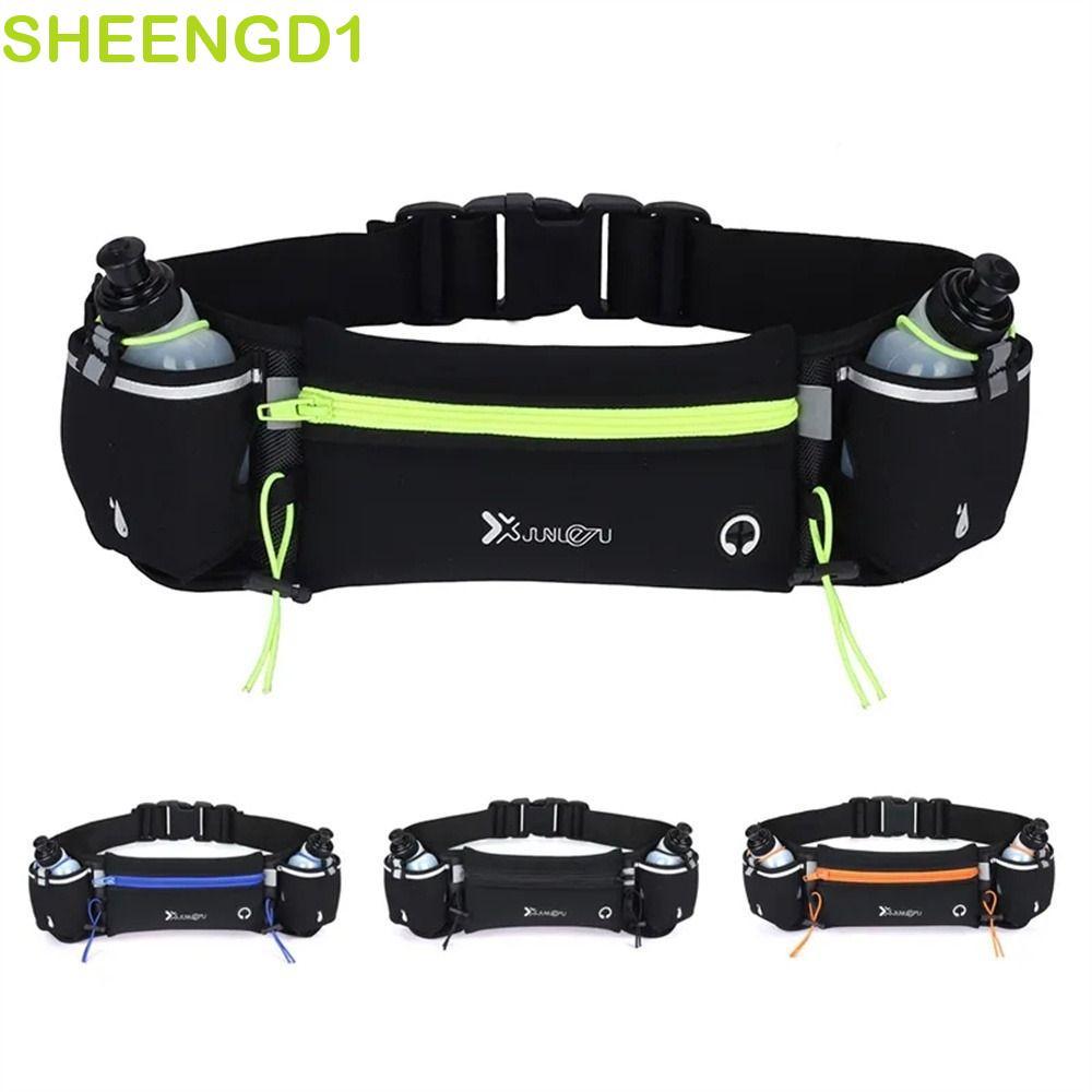 SHEENGD1 Bolsas De Cintura Para Corrida , Capa De Telefone , Cinto De Maratona , Garrafa De Hidratação