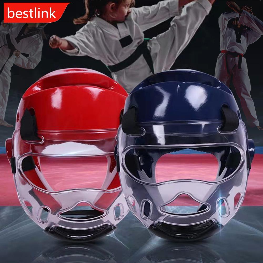 BESTLINK Profissional Taekwondo Protetor De Cabeça MMA Capacete Muay Thai Boxe Karate Guarda Kickboxing T4W1