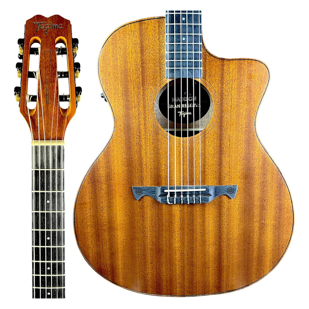 Violão Eletroacústico Tagima Madison Gran Reserva NTOP EQ Nylon Cutway Flat Natural Open Pore