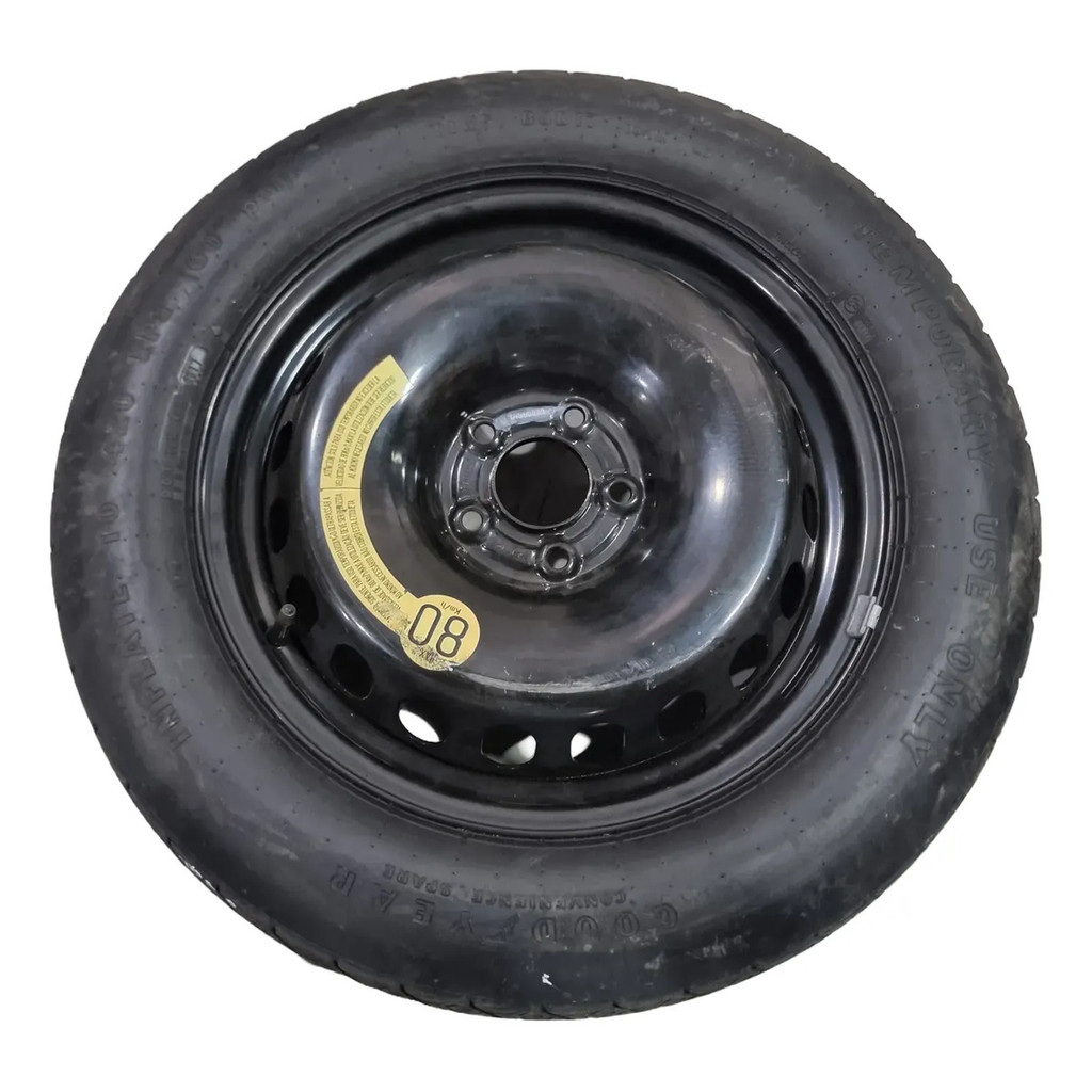 Estepe Aro 17 E Pneu 165/ 80d Fiat Toro Compass 2017 5196037 Preto