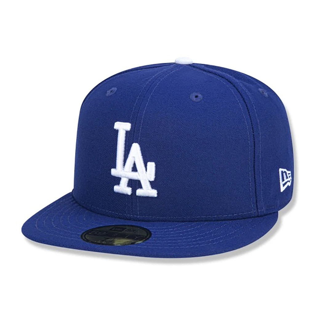Boné New Era 59FIFTY MLB Los Angeles Dodgers Aba Reta Azul