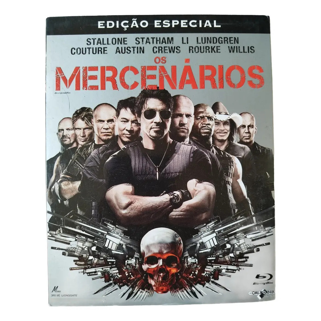 Blu-ray Filme Os Mercenários - Edição Especial Sylvester Stallone