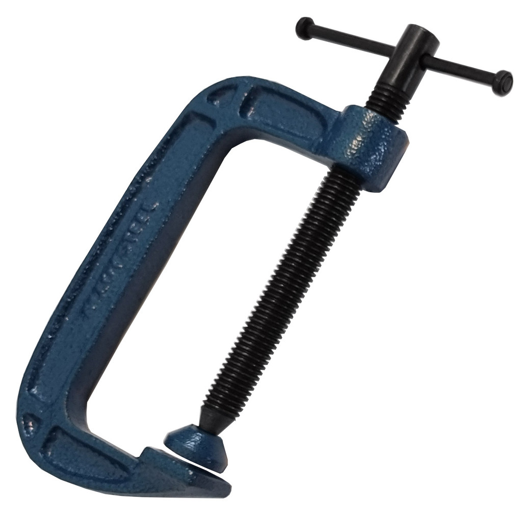 Grampo Sargento Tipo C 100mm Fixação 4 Pol. para Marceneiro