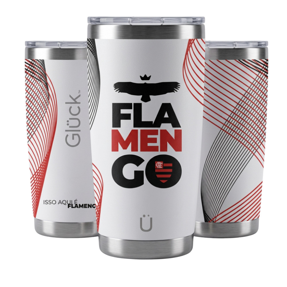 Copo Térmico Flamengo Lucky 591ml Glück L01.25