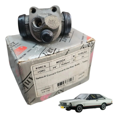 Cilindro Freio Roda Traseira Direita Ford Corcel 2 1977 1979