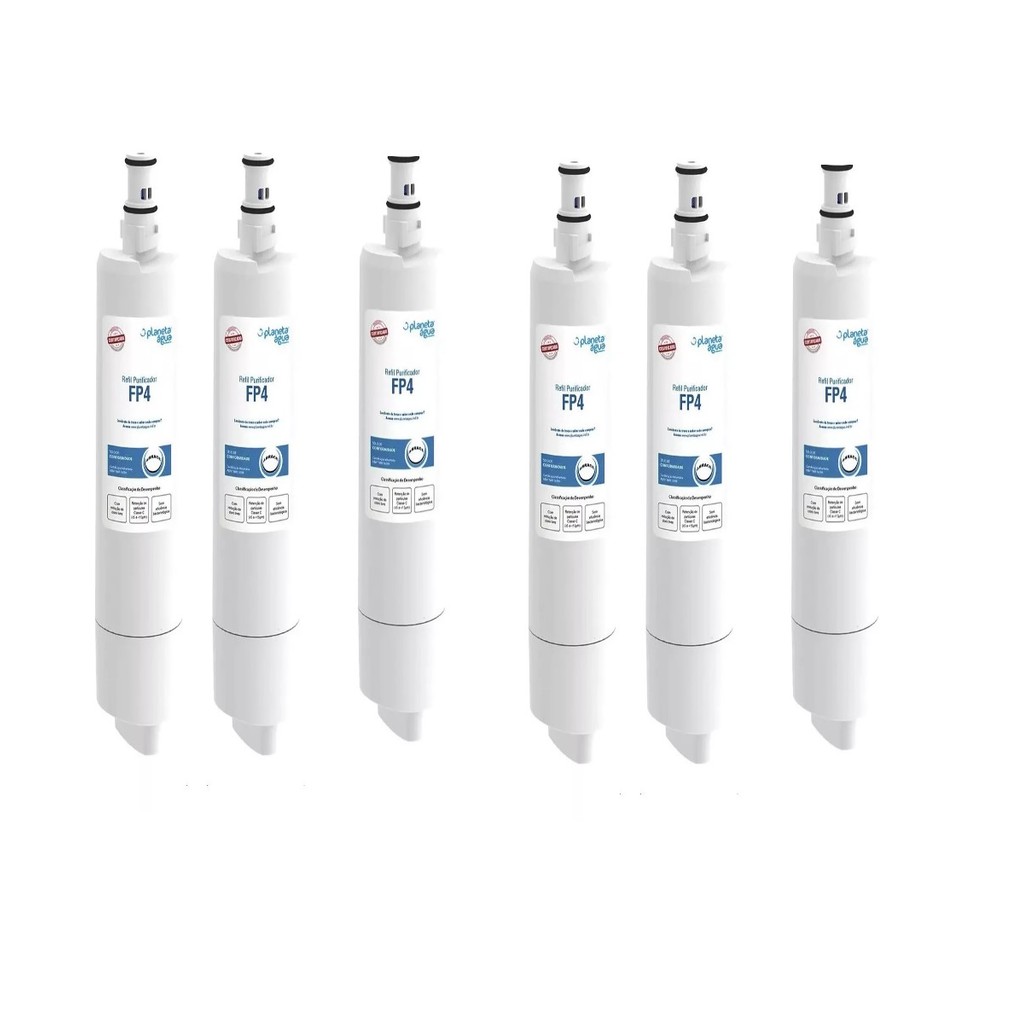 kit 6 Refil FP4 1078A  Compatível com Aparelhos: Consul CPC31, CPC31AB, CPC31AF, CPC30AB, CPC30AF e CPB35AB.