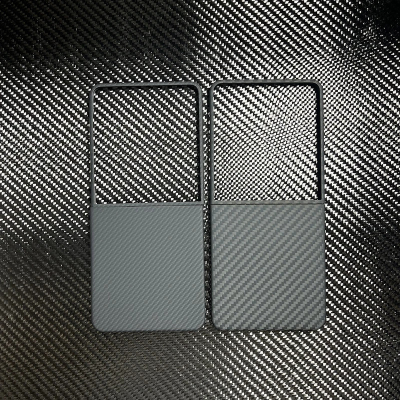 Capa De Fibra De Carbono Real Para Samsung Galaxy Z Flip 7 Ultrafina Leve Aramid