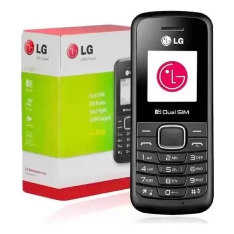 Celular LG OFICIAL Rede 3G Simples e Prático Para Idosos Ou Rural