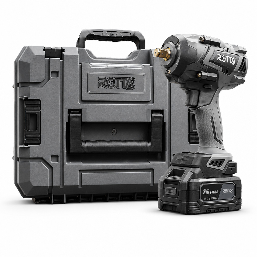 Chave de Impacto 1/2 Brushless 1000Nm Sem Fio a Bateria Alto Torque Profissional