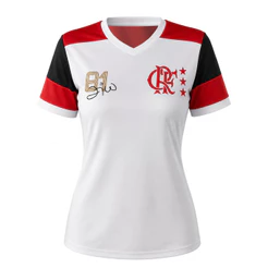 Camiseta Feminina Flamengo Zico "10" Premium