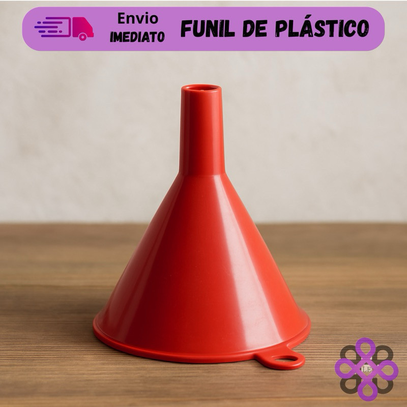 Funil de Cozinha Plástico – Encaixe Universal + Bico Fino Entrega Rápida