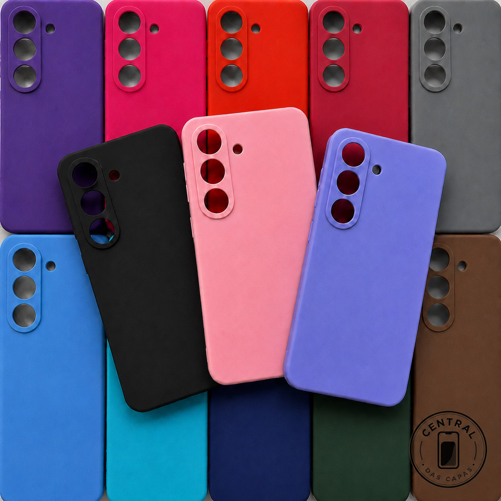 Capa Para Samsung Galaxy A17 Silicone Aveludada Proteção