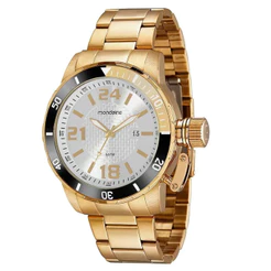 RELÓGIO MONDAINE MASCULINO DOURADO 99514GPMVDE1