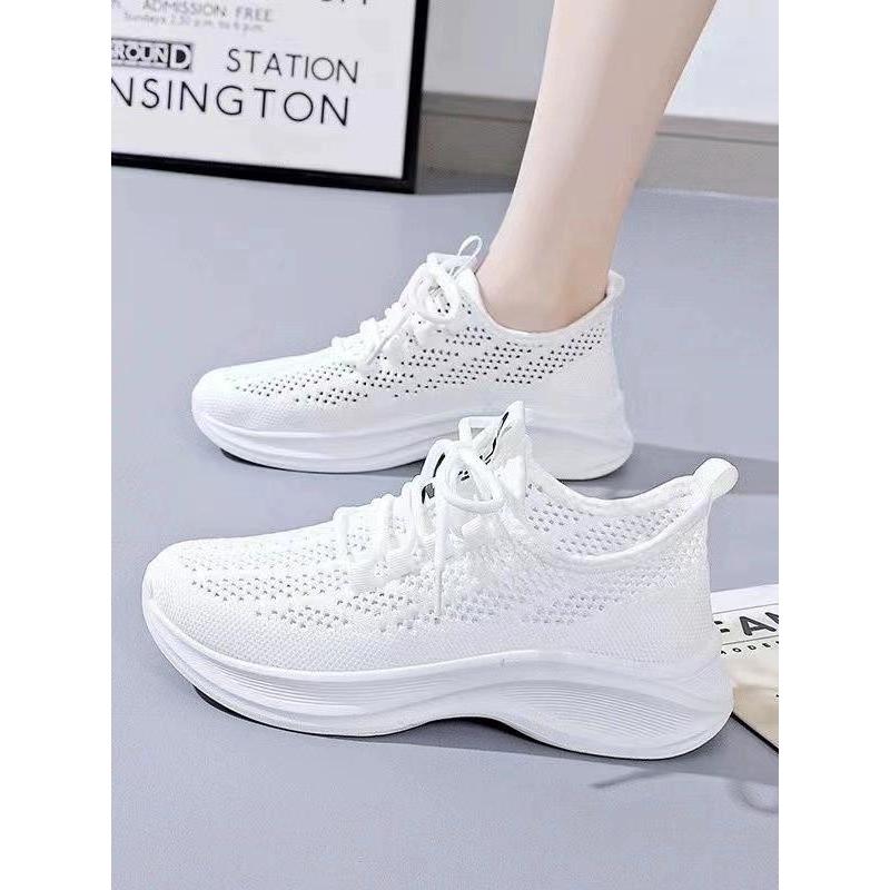 Sapatos de rede de verão femininos respiráveis estilo fino sapatos esportivos ocos sapatos femininos casuais leves tênis