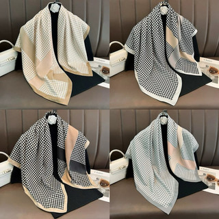 Cachecol elegante 90x90 - Quente e versátil, perfeito para mulheres estilosas e elegantes.   PFGV