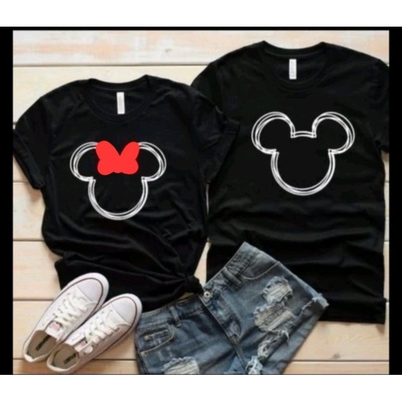 Kit Camisetas Casal Minnie Mickey Mouse Dia dos Namorados Tema Festa Aniversário Comemoração GEEK ENVIO IMEDIATO