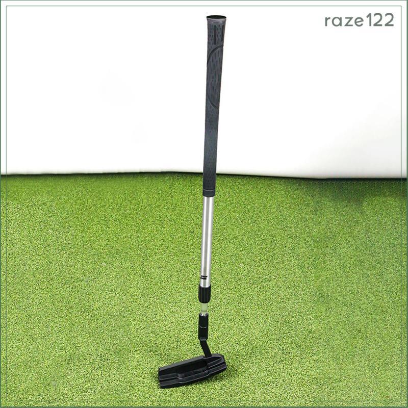 [Raze122] Treinamento De Taco De Golfe Ajustável Varanda Equipamento Telescópico Aperto Leve E Antiderrapante Para Práti