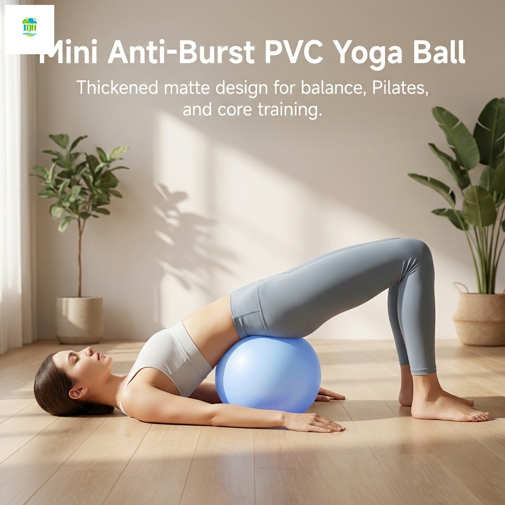 PVC Engrossado Anti Explosão Yoga Bola Mini Fosco Fitness Pilates Ferramenta De Treinamento De Equilíbrio Para Casa Acad