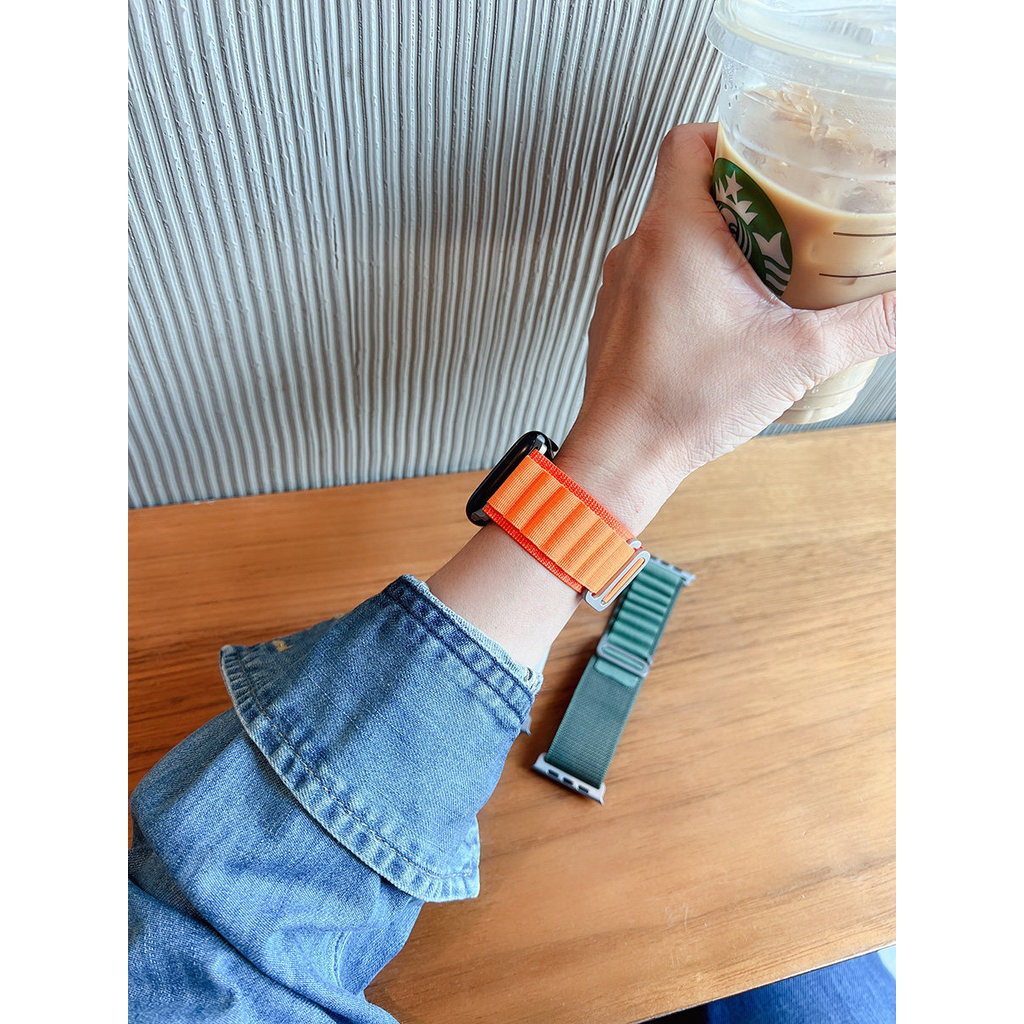 Adequado para Apple Watch AppleWatch8 Alpine Loop ultra náilon iwatch cinta espo