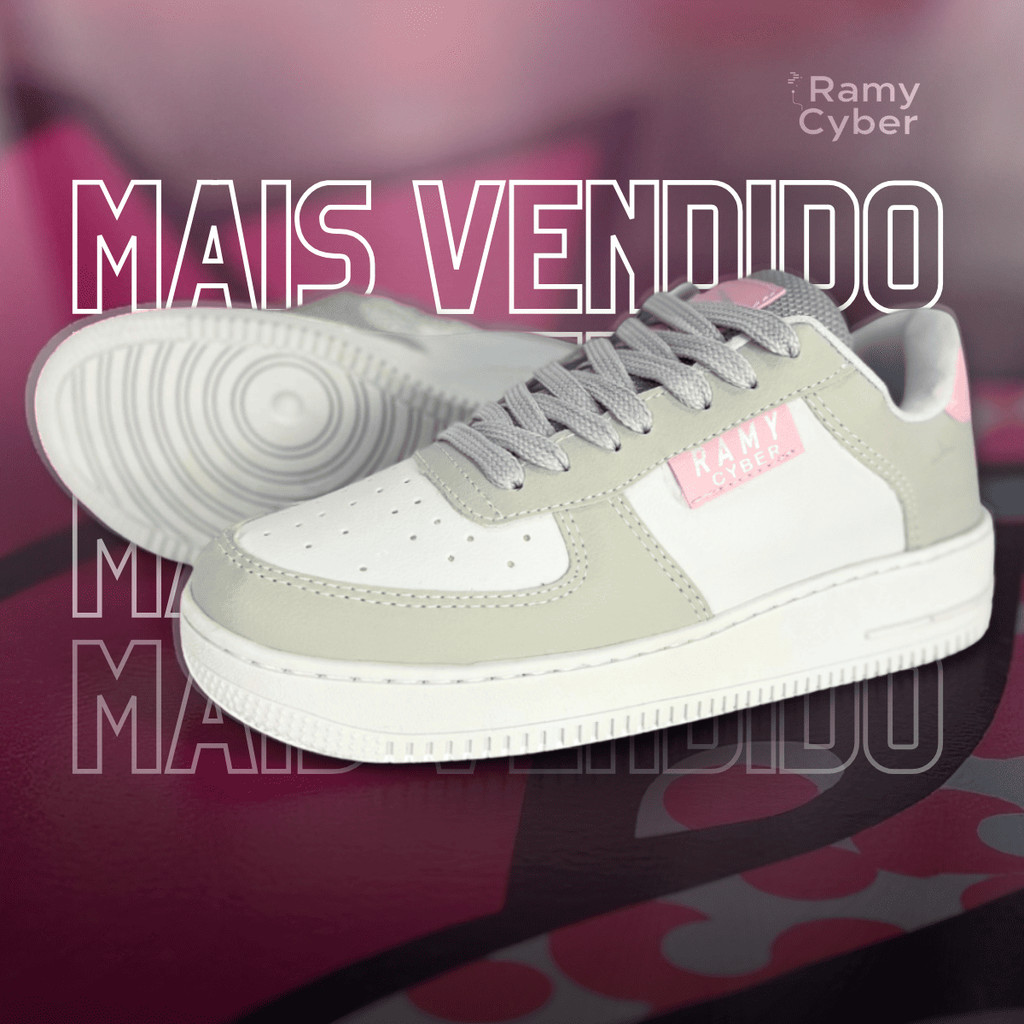 Tênis Feminino Uso Prolongado Street Casual Lançamento - 34 ao 43 - Confort+ em Oferta na Shopee