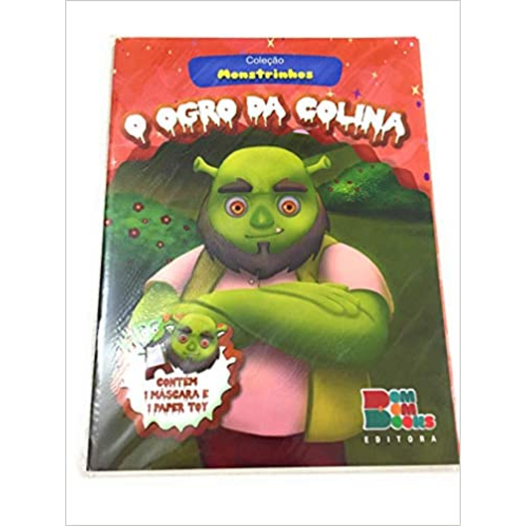 Monstrinhos com Mascara e Paper Toy - o Ogro da Colina