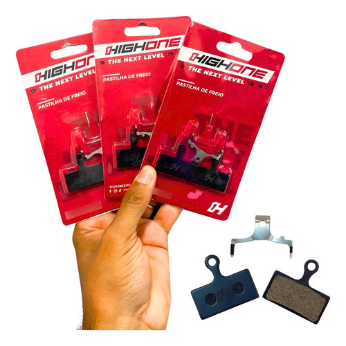 3 Pares Pastilha Freio Bike Mtb Slx Xt Xtr Deore