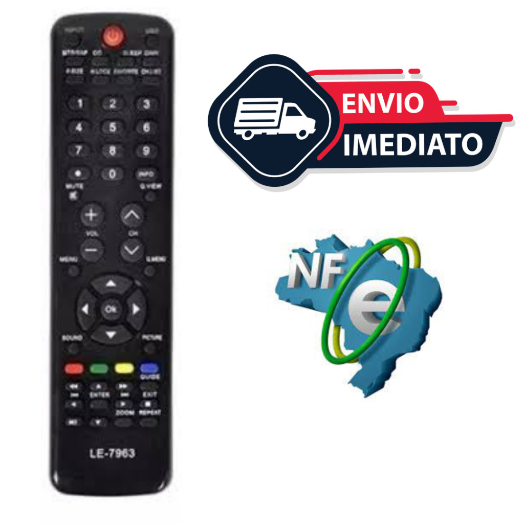 Controle Remoto Tv Lcd H Buster Htrd19 Hbtv32d01hd Led Htr Hbtv 22/32/40/42 7963
